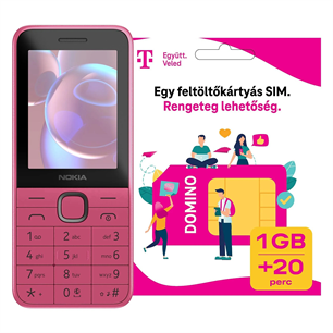 Nokia 225 4G DS 2024, PINK DOMINO