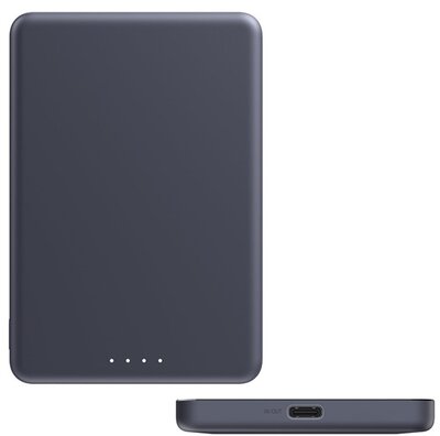 XIAOMI SUPER SLIM vésztöltő Type-C aljzat (5000mAh, 22.5W, gyorstöltő, MagSafe) FEKETE