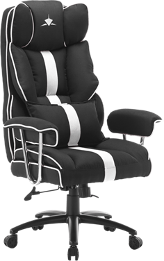 WHITE SHARK LE MANS-B/W fekete/fehér gamer szék