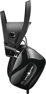 WHITE SHARK GH-2446B GOTTAN-B vez.nélk. gamer fejhallgató mikrofonnal, fekete