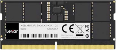 Lexar DDR5 16GB 262 PIN So-DIMM 5600Mbps, CL46, 1.1V- BLISTER Package