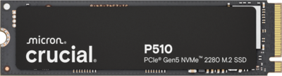Crucial P510 1TB PCIe Gen5 NVMe 2280 M.2 SSD
