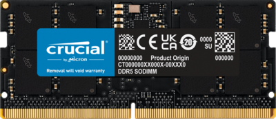 Crucial 32GB DDR5-5600 SODIMM CL46 (16Gbit) Tray