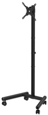 Manhattan gurulós TV állvány - 1db monitor, TV részére, dönthető (max. VESA : 200 x 200)(13" - 50"-ig)