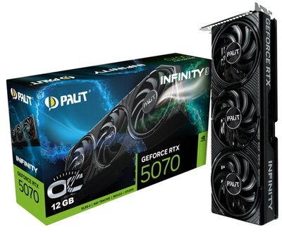 PALIT NVIDIA RTX5070 Infinity 3 OC 12GB GDDR7 - NE75070S19K9-GB2050S