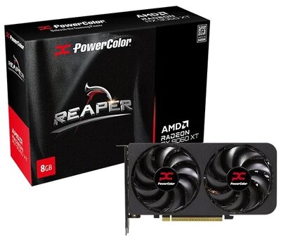PowerColor AMD RX 9060 XT Reaper 8GB GDDR6 - RX9060XT 8G-A