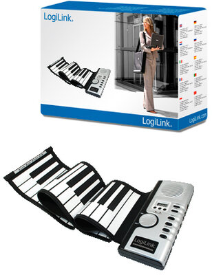 Logilink USB-s flexibilis szilikon zongora
