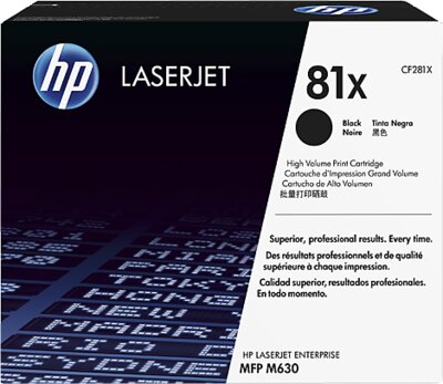 HP CF281X (No.81X) Toner Fekete