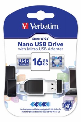 Verbatim NANO 16GB - fekete