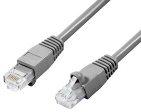 LogiLink CAT5e UTP Patch Cable AWG26 grey  0,25m