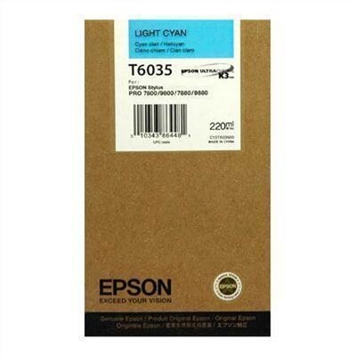 Epson UltraChrome T6035 tintapatron - világos ciánkék