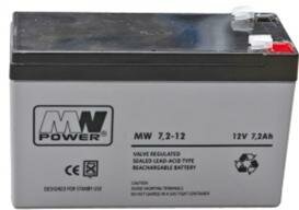 MW Power akkumulátor 12V/7.2Ah