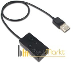 SpeedDragon hangerőszabályzós USB stereo adapter