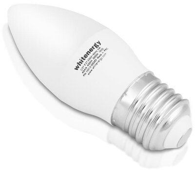 Whitenergy 10214 C37 5W E27 LED izzó - Hideg fehér