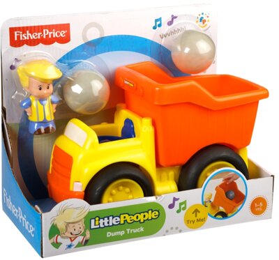 Mattel 317483 Fisher Price - Little People Zenélő dömper