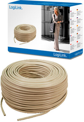 LogiLink CAT 6 kábel, U/UTP, 100 méter