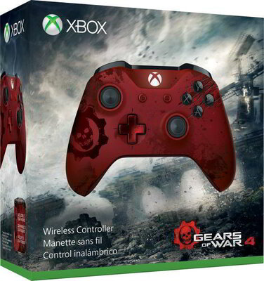 Microsoft Xbox One Vezeték nélküli Kontroller Gears of War 4 Crimson Omen Limited Edition
