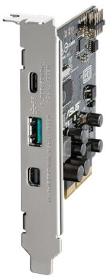 Asus ThunderboltEX 3 USB 3.1 + mini DP PCIe Kártya (3 port)
