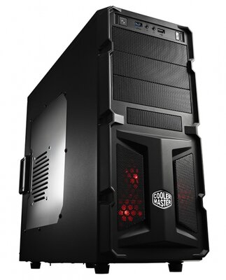 Cooler Master Elite Knight 350 táp nélküli fekete ATX ház