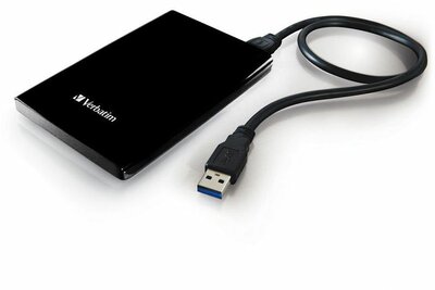Verbatim Store n Go Ultra Slim 500GB ultravékony USB3.0 külső HDD, fekete