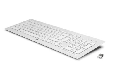 HP Vezeték nélküli Billentyűzet K5510, slim, fehér