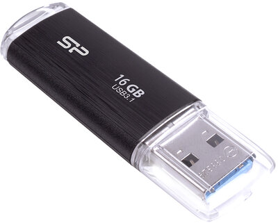 Silicon Power Blaze B02 16GB USB3.1 Pendrive - Fekete (SP016GBUF3B02V1K)