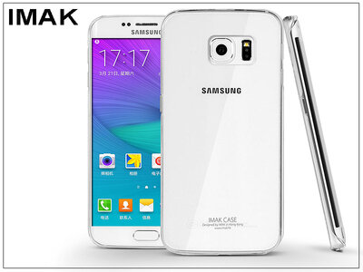 IMAK Crystal Clear Slim Samsung SM-G928 Galaxy S6 Edge + hátlap - Átlátszó