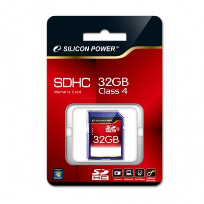 Silicon Power 32GB SD (class 4) SP032GBSDH004V10 memória kártya