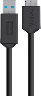 Belkin F3U166BT03-BLK USB kábel telefon, Tablet - 90 cm