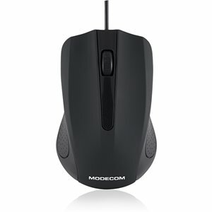 ModeCom Egér Notebook - M9 (Fekete; Optikai érzékelő; 1000DPI; USB)