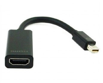 Gembird Mini Displayport v1.1 - HDMI v1.3b adapter Fekete