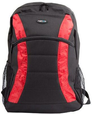 Natec YAK 17,3" notebook hátizsák - fekete-piros