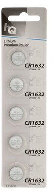 HQ CR1632 lítium gombelem 3V (5db/csomag)