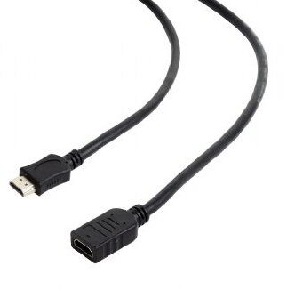 Gembird CC-HDMI4X-0.5M HDMI hosszabbító kábel ethernettel 0.5m Fekete