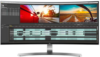 LG 34UC98-W 34" UWQHD Ívelt IPS monitor