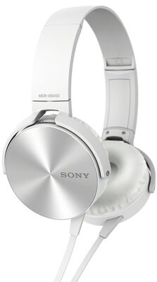 Sony MDR-XB450APW Fejhallgató fehér