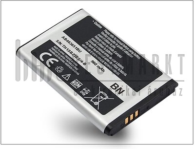Samsung F400/L700/S3650Corby/M7500/M7600/S5600/S7220 gyári akkumulátor - Li-Ion 960 mAh - AB463651BU/AB463651BA (csomagolás nélküli)