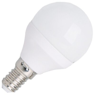 OPTONICA LED Kisgömb izzó, E14, 4W, meleg fehér fény,320 Lm, 2700K