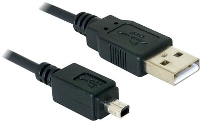 Delock kamera kábel USB-B mini 4 tűs - USB-A 1,5 m apa-apa