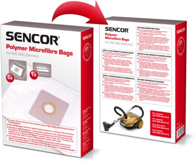 Sencor SVC 900 Porzsák SVC 900 porszívóhoz 5db/csomag