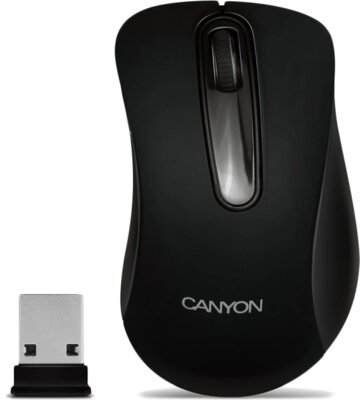 Canyon CNE-CMSW2 vezeték nélküli optikai egér fekete