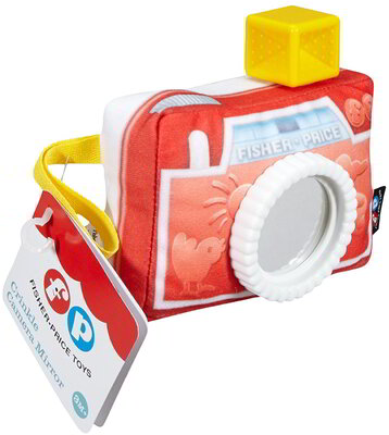 Mattel DFR11 Fisher Price Tükrös plüss kamera - Piros