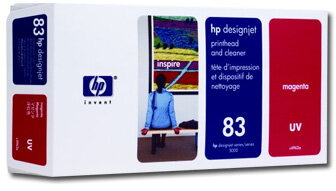 hp (83) UV Magenta Printhead and Cleaner HP DesignJet 5000/5000PS