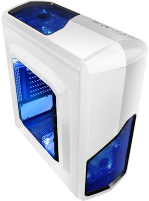 Gembird Aphrodite CCC-GJ-004 Gaming Window Számítógépház - Fehér/Fekete