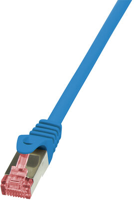 LogiLink CAT6 S/FTP Patch Cable PrimeLine AWG27 PIMF LSZH blue 1,50m