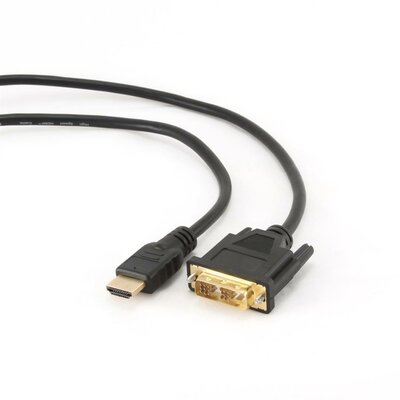 Gembird Cablexpert HDMI - DVI adapter kábel 0.5m Fekete