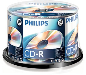 Philips CD-R Írható CD lemez (50 db / henger)