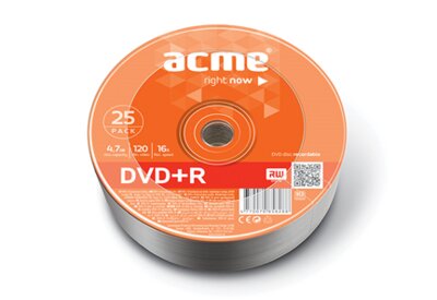 Acme DVD+R Írható DVD Lemez Henger (25db/csomag)