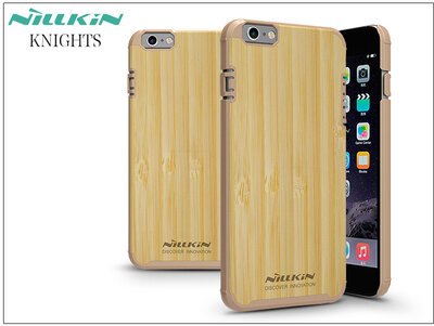 Nillkin Knights Natural Apple iPhone 6 Plus/6S Plus hátlap - bambusz/arany