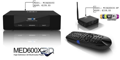 Mede8er MED600X3D multimédia lejátszó
